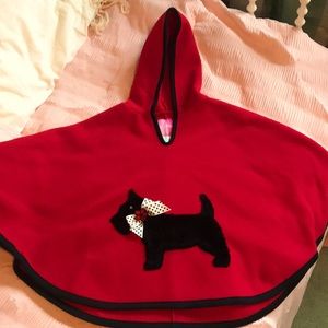 Red corgi poncho.